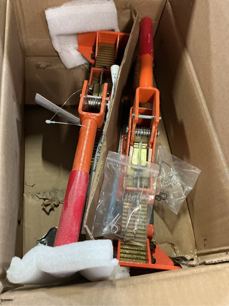 Condition photo showing Good Condition for hardwood floors for flooring jacks – professional heavy-duty adjustable hardwood floor jack tools for secure installation & leveling straighten orange large