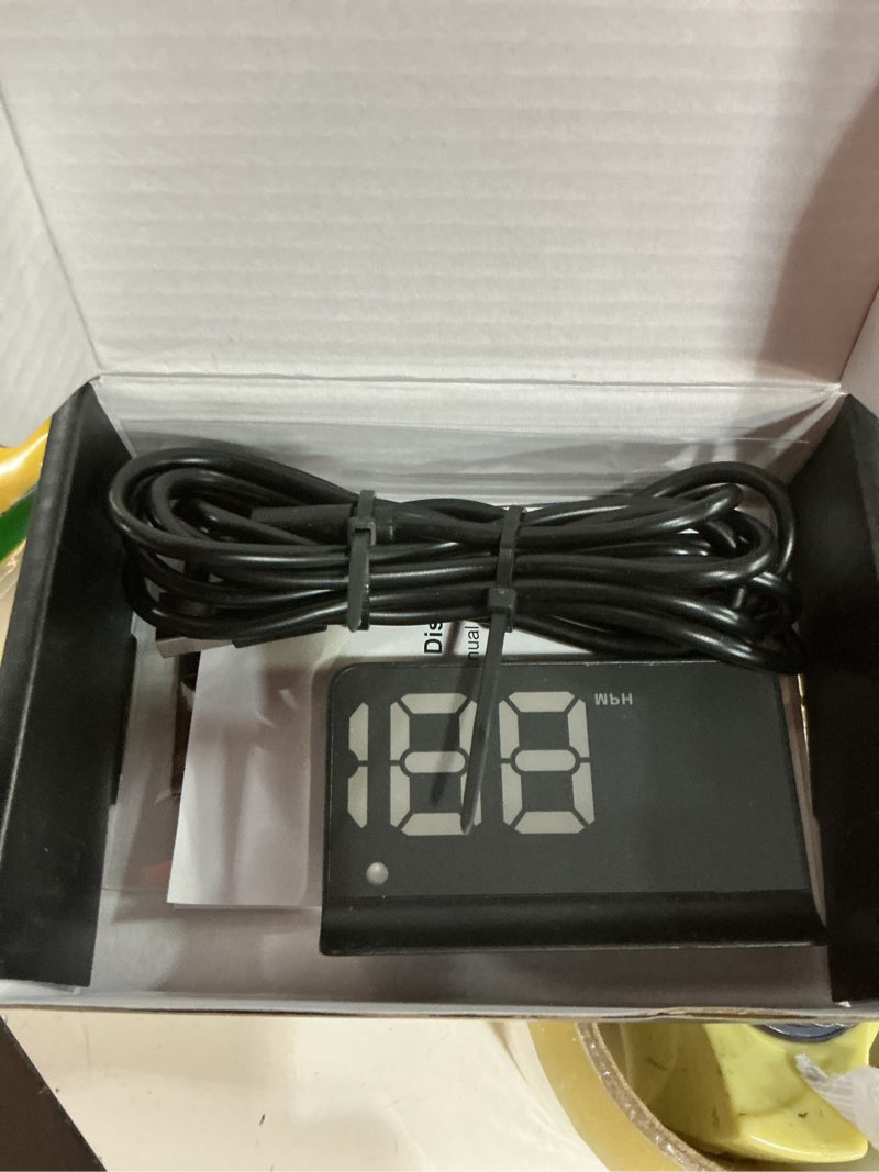 Condition photo showing Good Condition for azijyv heads up display for cars digital speedometer for car,speedometer with overspeed warning & auto brightness adjustment,speedometer for car with real-time speed projection for all vehicles w2 green