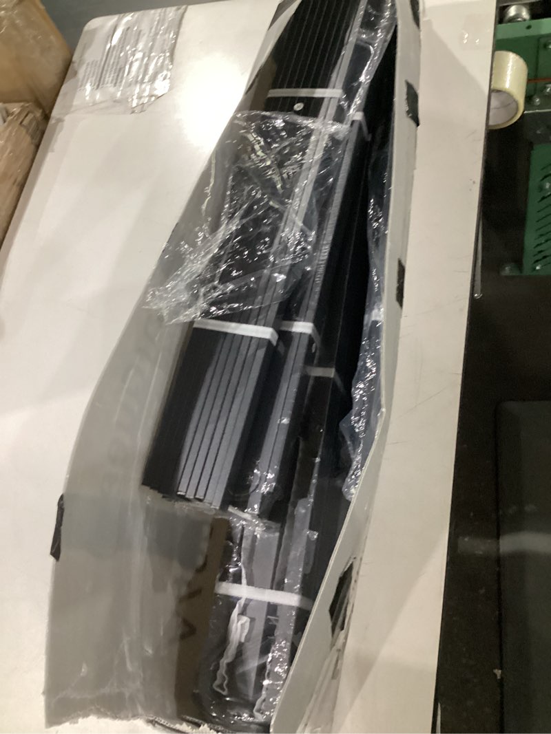 Condition photo showing As Is for new jeto metal bed frame,queen size bed frame with storage space,14 inch | heavy duty sturdy mattress foundation,easy assembly,no box spring needed, black queen 14 inch
