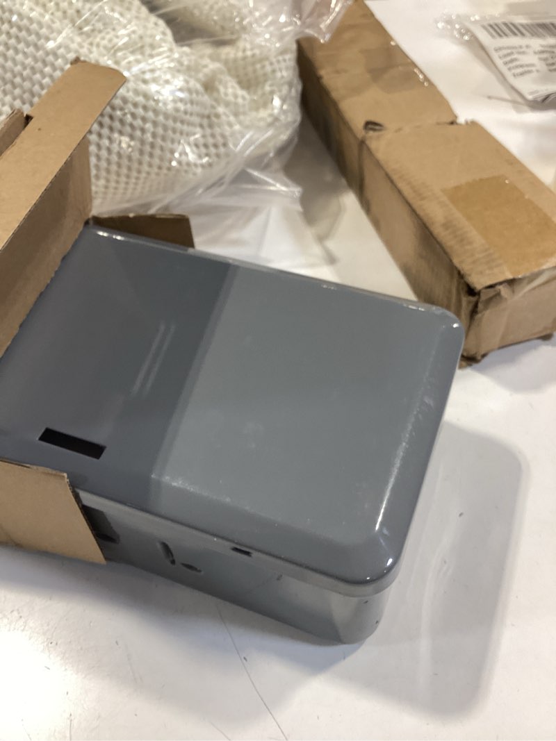 Condition photo showing Good Condition for t101 mechanical timer switch, 120v 40a spst, 2hp for outdoor light timer, water heater, hvac & pool pump – 12 on/off cycles, manual override, trippers included – ideal for all uses