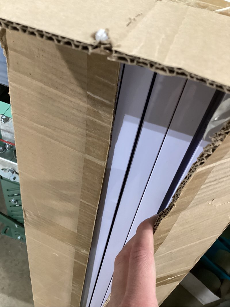 Condition photo showing Good Condition for MODERN Hexagon Garage Light: Higher Brightness 720W 86400 Lumens Hexagon Led Garage Light with Rectangle Frame 6500K for Garage, Basement, Warehouse, Auto Beauty Shop, Car Detailing Shop etc. … 14 HEX WITH BORDER(190.2"L x 95.7"W x 1.4"H)