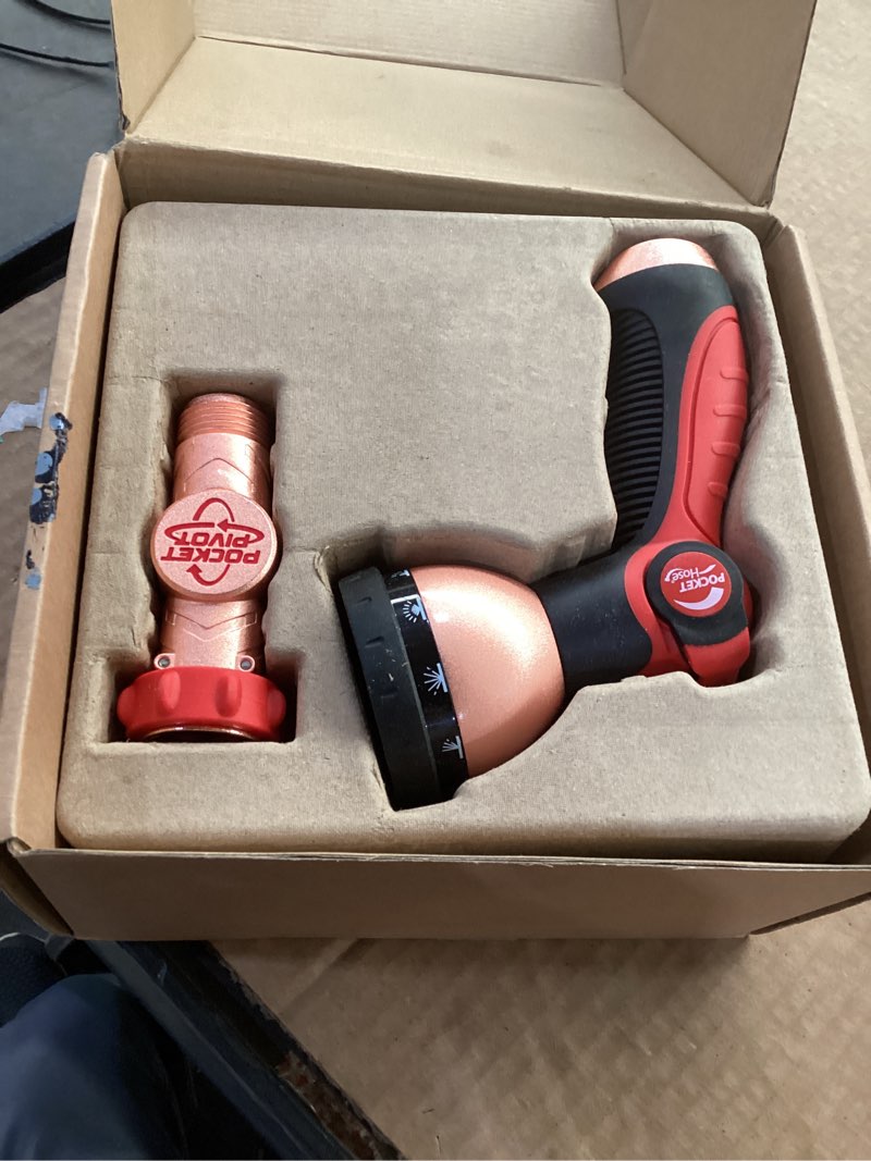 Condition photo showing Good Condition for pocket hose ballistic 25 ft expandable garden hose, no-kink, as seen on tv | anti-burst sleeve reinforced with bulletproof fiber, 360° swiveling pocket pivot connector, lightweight compact design