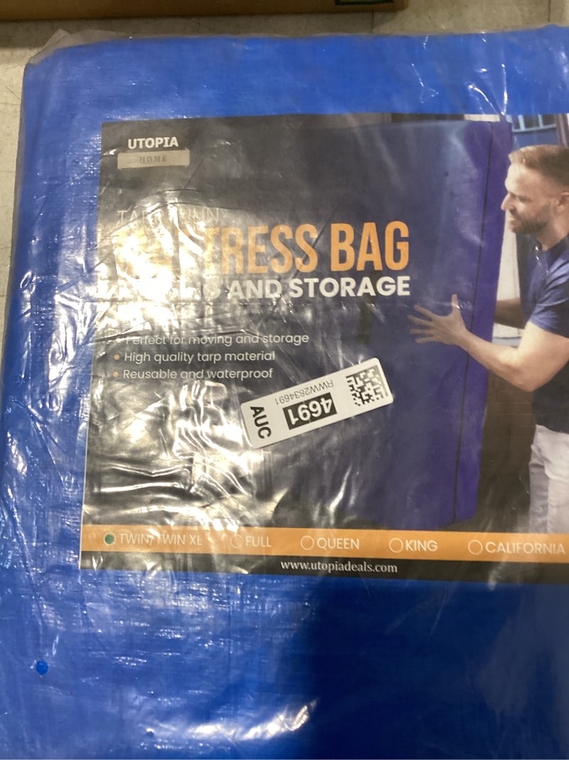 utopia home tarpaulin mattress bag twin
