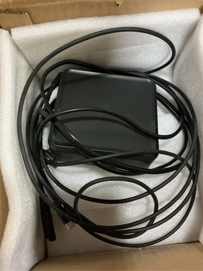 Condition photo showing As Is for usb charger station,10 port usb c charger block with 6ft/10ft cables,300w gan type c charging hub iphone charger fast charging for iphone 17 16 15 pro max plus,galaxy s25 s24 s23,ipad pro/air,tablet black 10 port