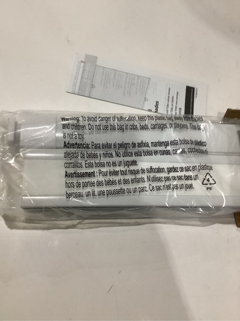 Condition photo showing Good Condition for lazblinds no tools no drill cordless cellular shades, top down bottom up (tdbu) honeycomb shades for home, light filtering thermal insulation blinds for windows, 26" w x 64" h, white light filtering - white 26" w × 64" h