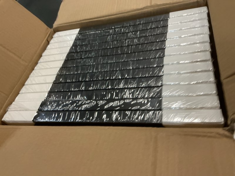 Condition photo showing New/Like New for 12 pack black music album frames 12.5 x 12.5inch aluminum vinyl record frame display wall mounted acrylic photo frame with polished acrylic for bedroom wall hanger display album photos home office