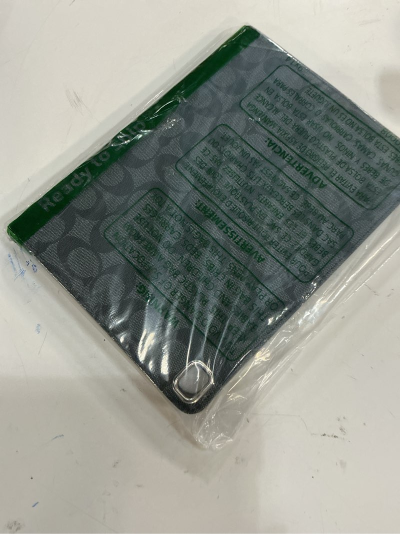 Condition photo showing Good Condition for hyhcf designer compatible with ipad 9.7-inch case (6th/5th generation, 2018/2017) pu leather with pencil holder soft tpu back case,auto sleep/wake cover,for women girls aesthetic-black 6th/5th generation 9.7 inch black