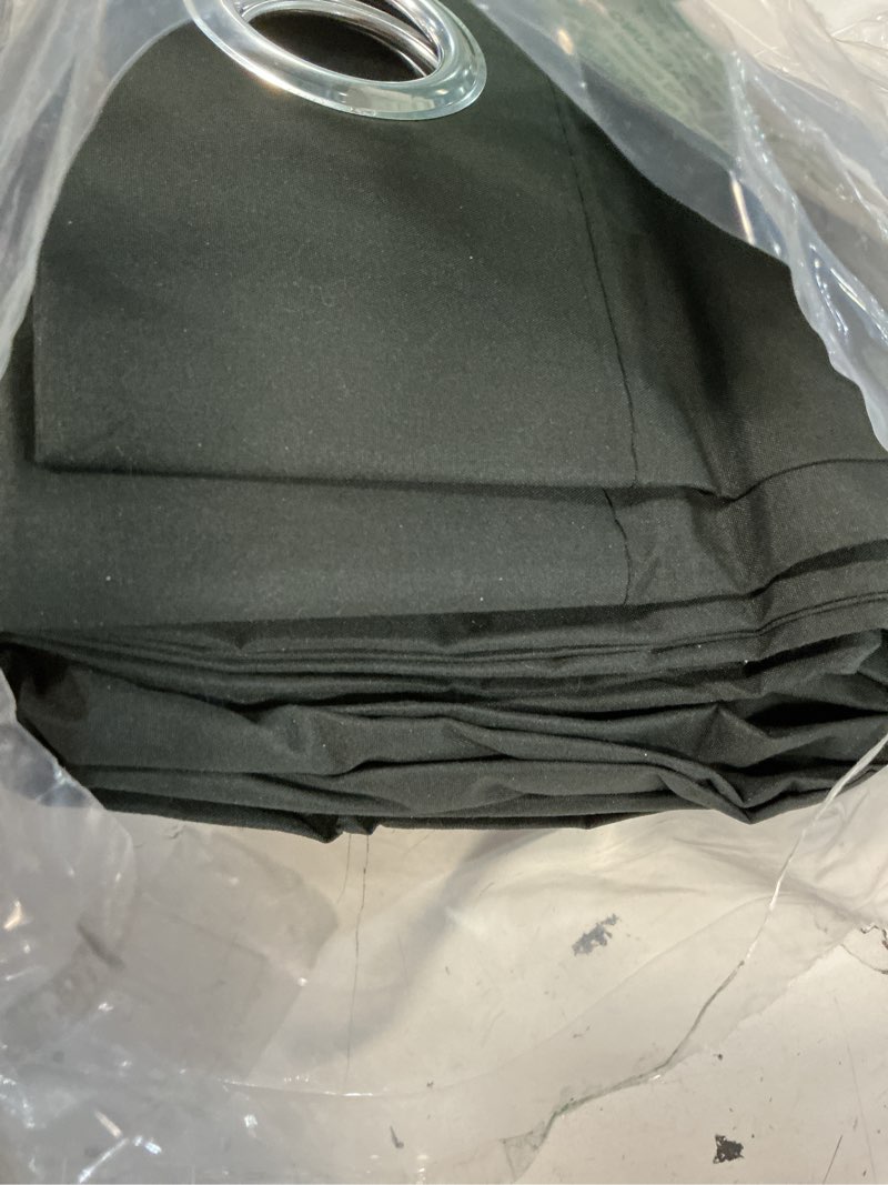 Condition photo showing Good Condition for ryb home black 100% blackout curtains 84 inches long for bedroom living room, room darkening curtains for apartment studio, lightweight privacy window treatment drapes, w52 x l84, 2 panels 52"w x 84"l (pack of 2) black