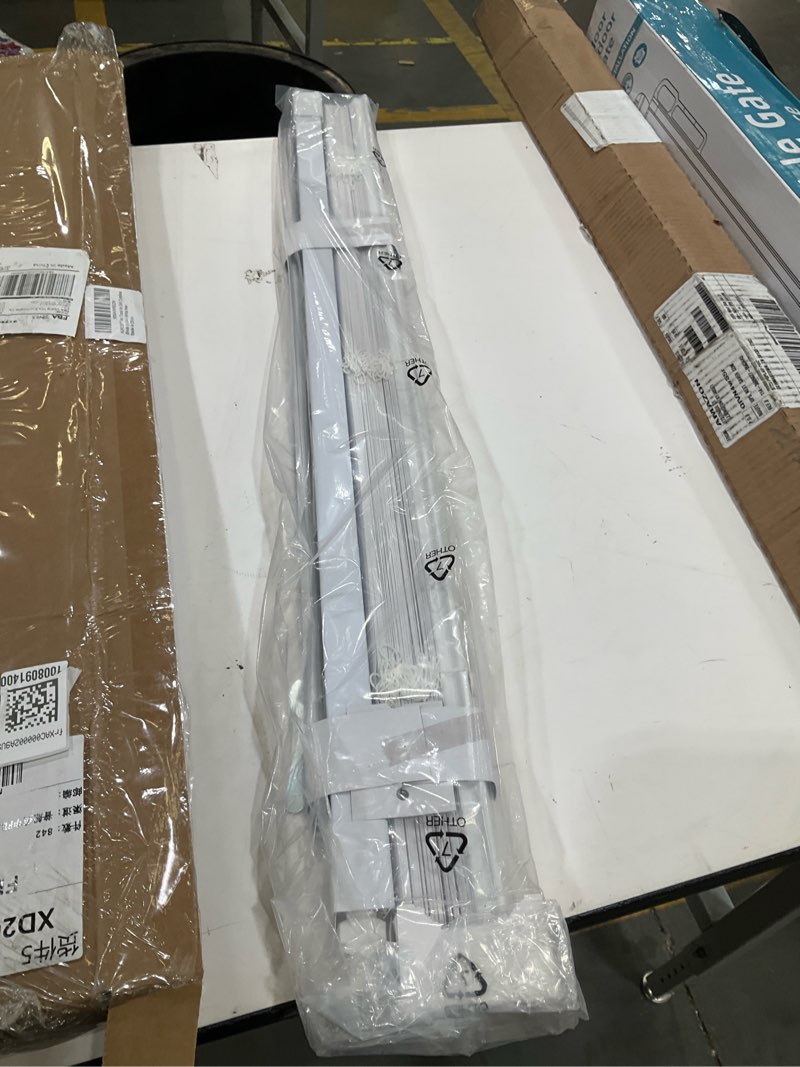 Condition photo showing Good Condition for auriloft no tools no drill 1" cordless mini blinds, horizontal light filtering blind, vinyl blinds for indoor windows 31" w x 64" h, white. 31x64in