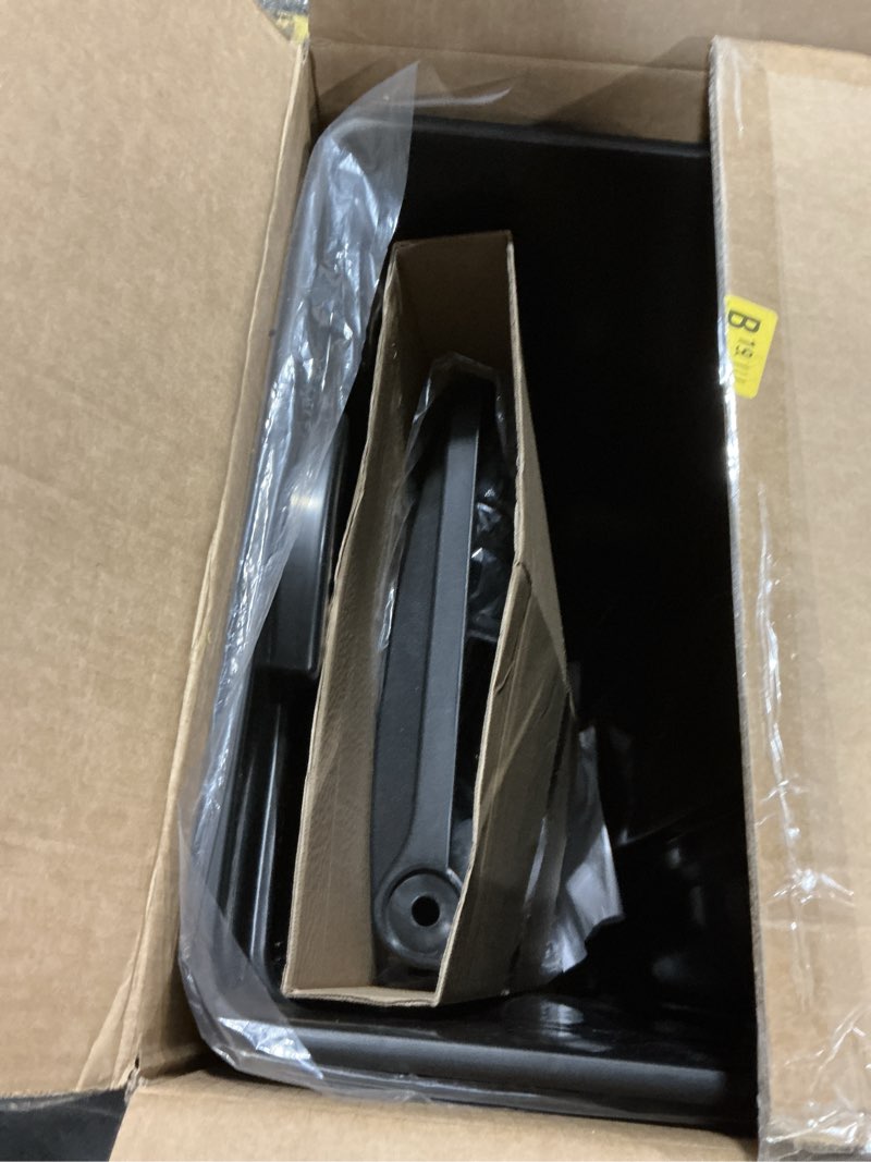 Condition photo showing Good Condition for Safco Step On Plastic Trash Can with Foot Pedal, 23 Gallon Garbage Can for Kitchen, Indoor or Outdoor Use, Hands Free, Black Black 23 Gallon