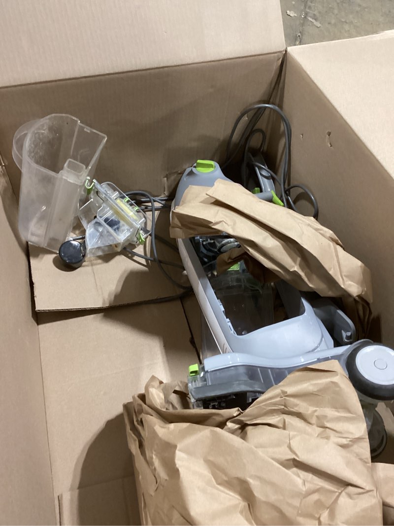Condition photo showing As Is for shark hydrovac messmaster wet dry corded vacuum cleaner, 3-in-1 multi-surface vacuum mop & self-cleaning system, lightweight, powerful suction, for hard floors & area rugs, navy, wd161