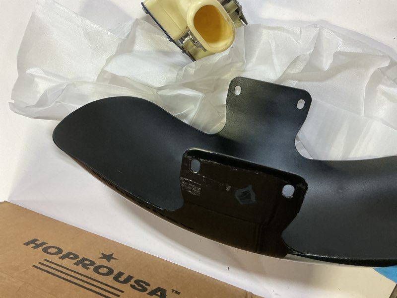 Condition photo showing Good Condition for Similar Motorcycle Rear Fender Mudguard ABS Fit, Black