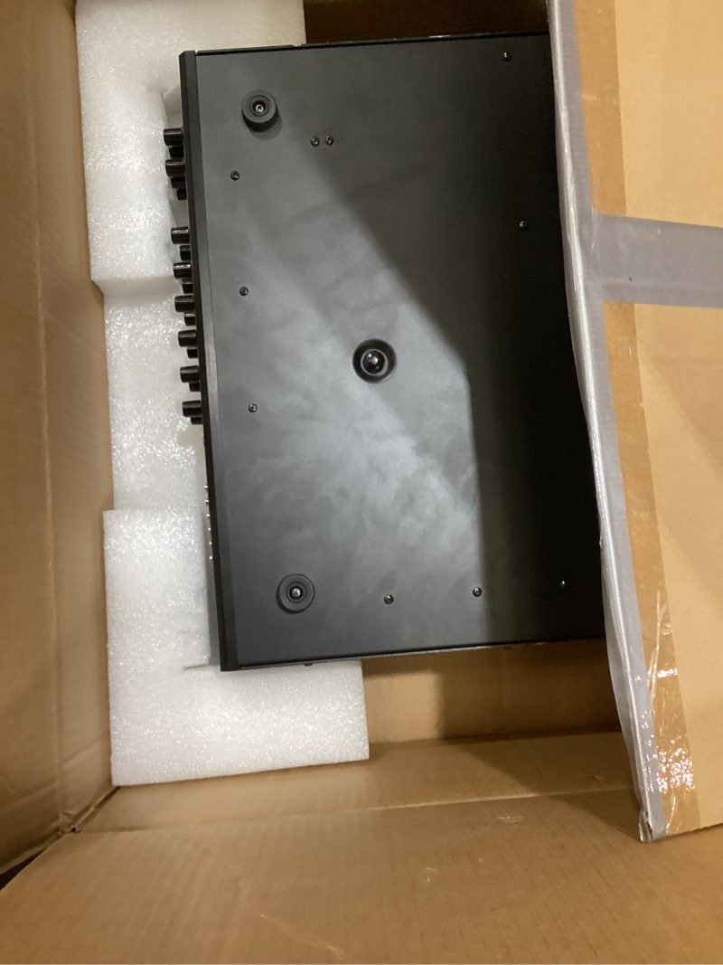 Condition photo showing As Is for Rockville RCS650-6 650 Watt 6-Zone 70V Commercial Amplifier, Bluetooth, USB/SD/FM Playback, Rack-Mountable, for Restaurants & Offices