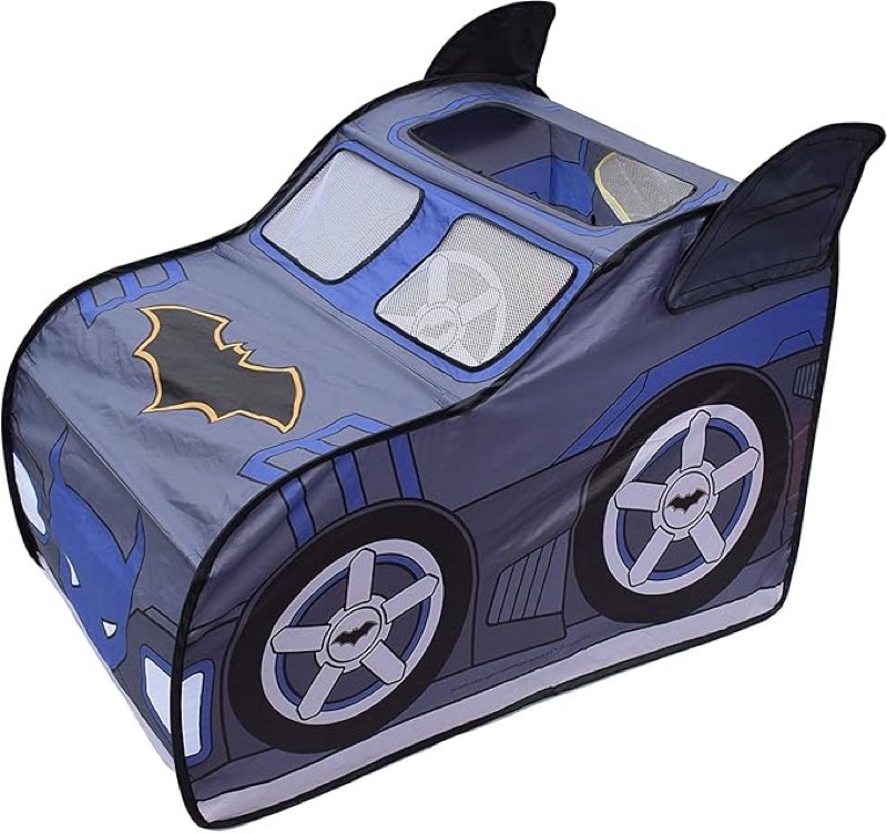 Batman Pop Up Batmobile Tent – Indoor Playhouse for Kids | Toy Gift for Boys and Girls – Sunny Days 