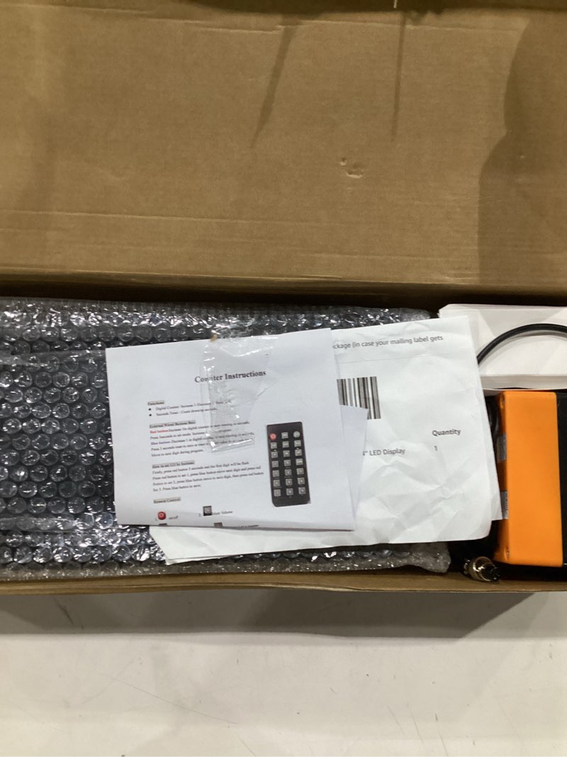 Condition photo showing Good Condition for led up/down counter with switch box & remote red 4'' led display (3digits)