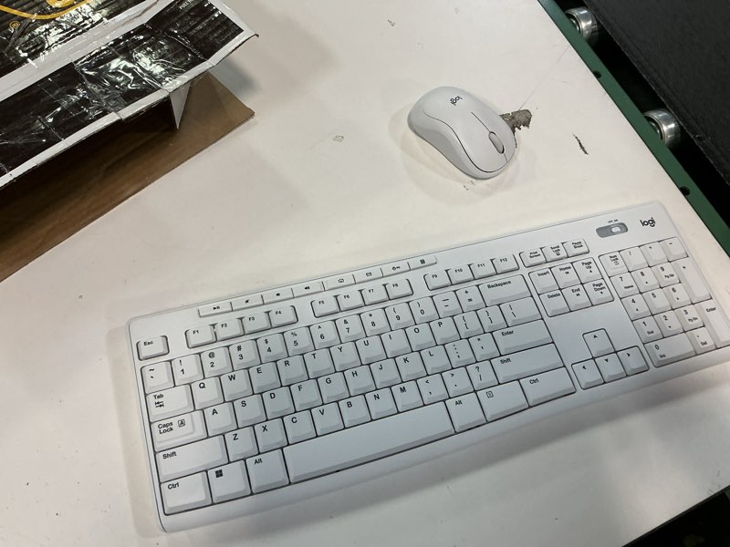 Condition photo showing Good Condition for Logitech MK270 Wireless Keyboard and Mouse Combo for Windows, 2.4 GHz, 8 Multimedia Keys, PC, Laptop, Wireless Keyboard Compact Mouse Combo - White Off White 1 Pack Combo