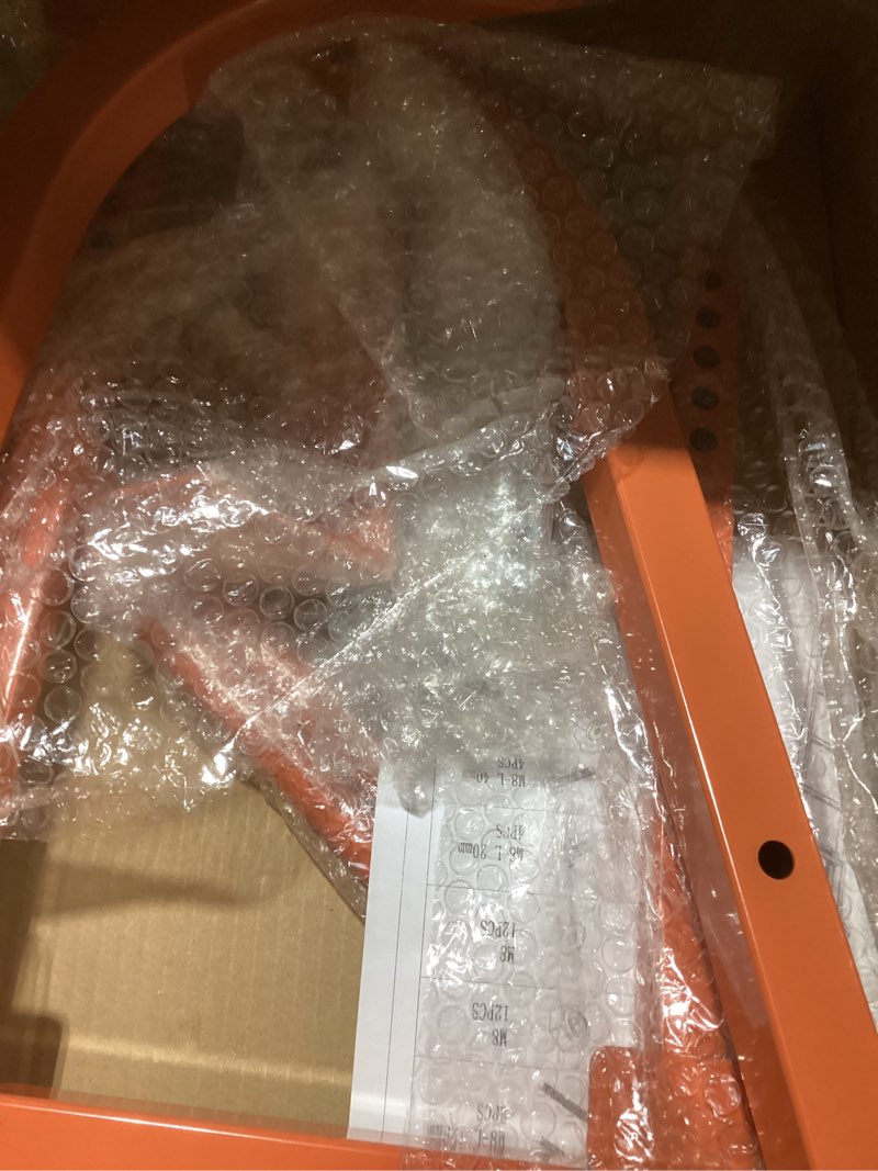 Condition photo showing New/Like New for Ladder Stabilizer for Roof Gutter Guard ?Wall,Extended Ladder Crane Stabilizer Accessory,Steel Ladder Stand-Off Wing Span/Wall Ladder Standoff with Non-Slip Rubber Bottom pad. (Orange-Steel)