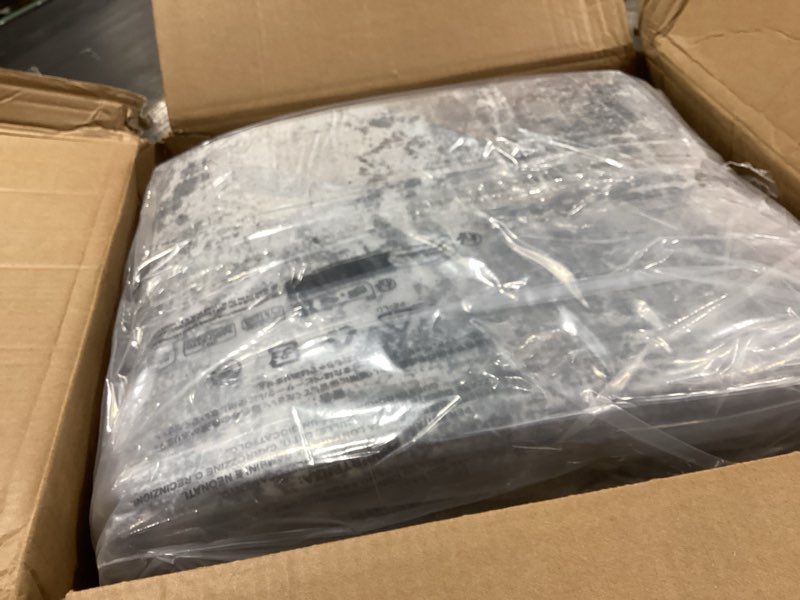 Condition photo showing Good Condition for amada homefurnishing 9x12 area rugs for living room, modern large area rugs with non-slip backing & low pile, neutral soft washable rug for nursery, bedroom, dinning room, playroom, grey grey 9' x 12' (rectangular)