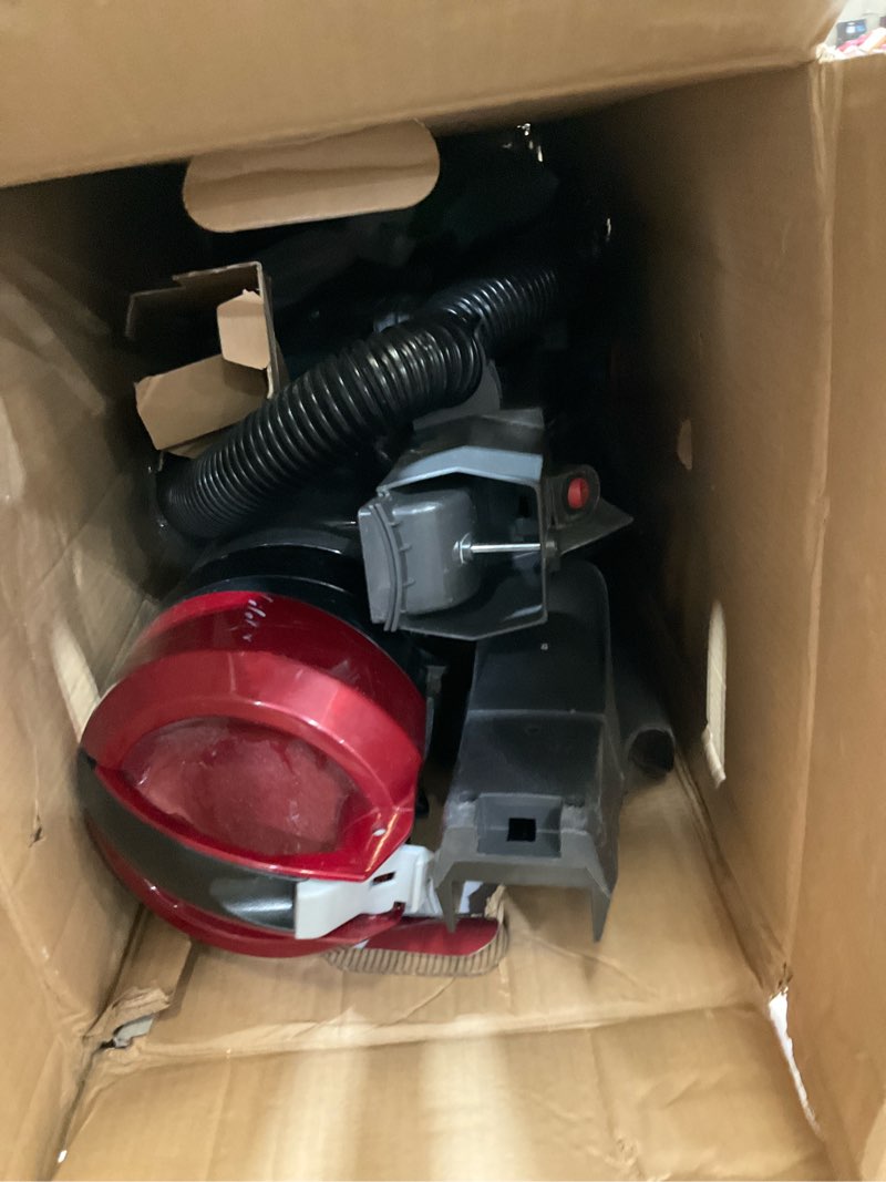 Condition photo showing As Is for hoover high performance swivel upright vacuum cleaner - uh75100