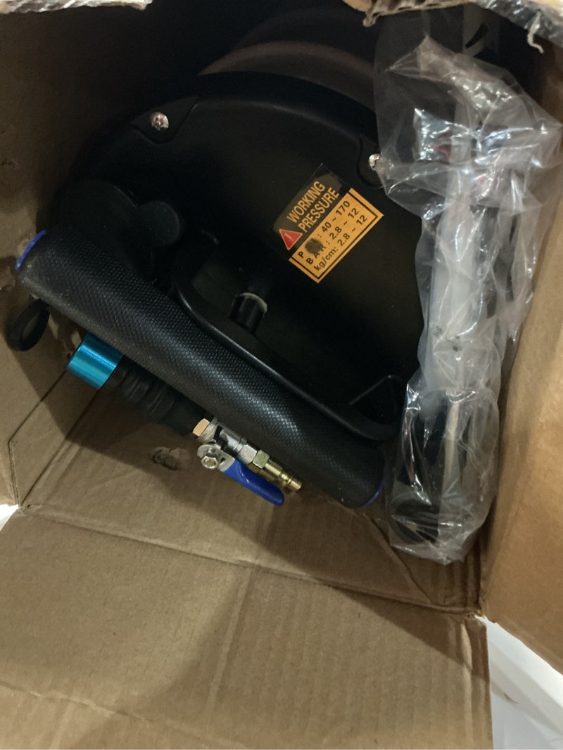 Condition photo showing As Is for ewk 6.5l pneumatic/manual oil extractor, oil change pump for automotive fluids vacuum evacuation, fluid extractor pump tool for diy mechanics