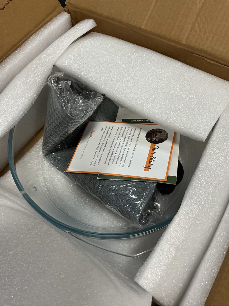 Condition photo showing Good Condition for 2 in 1, tall glass microwave splatter cover for food & microwave place mat, plate splatter guard lid with silicone handle knob, cookware & bakeware serving dish cover, food grade, no plastic, 10in