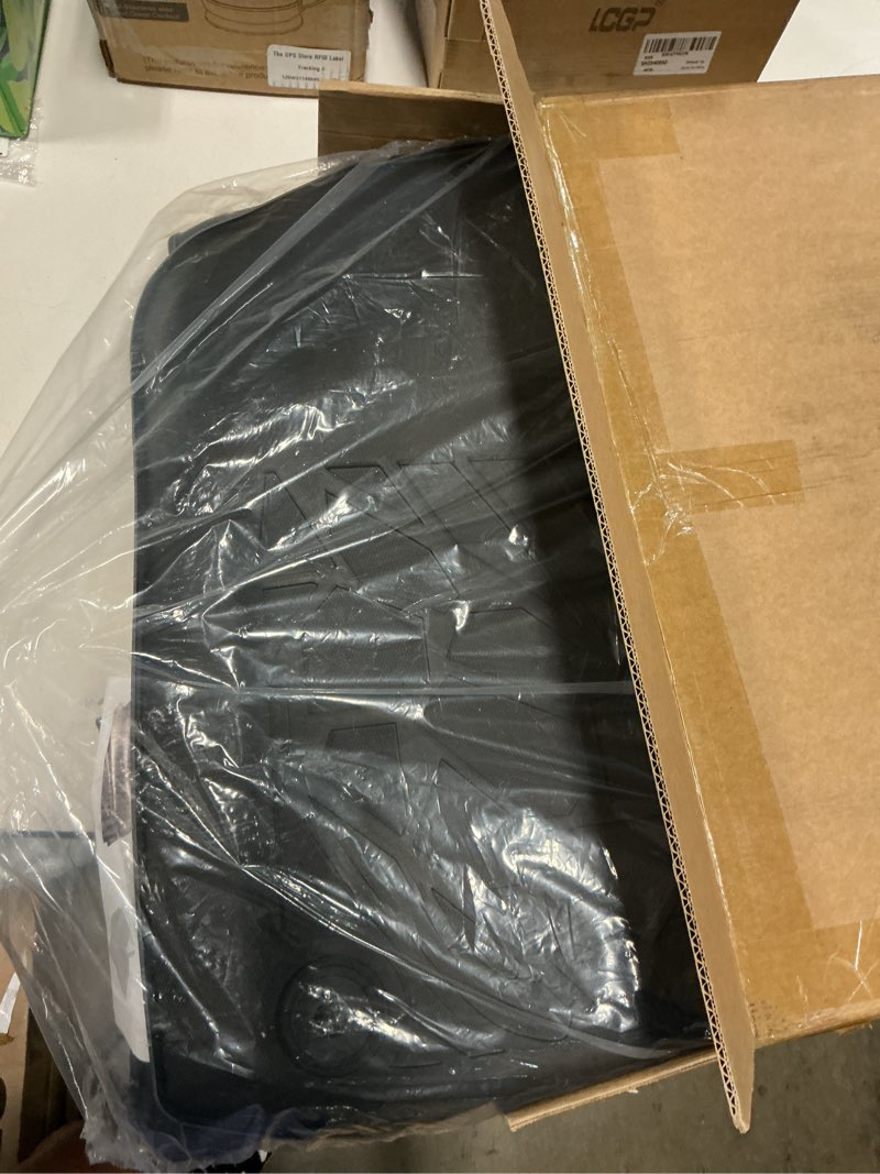 Condition photo showing New/Like New for floor mats set for jeep wrangler jl 2018-2025 2026 unlimited 4-door (not fit jk/4xe/2-door), all weather tpe backrest mat trunk mat cargo liner door sill guards accessories (floor mats set)