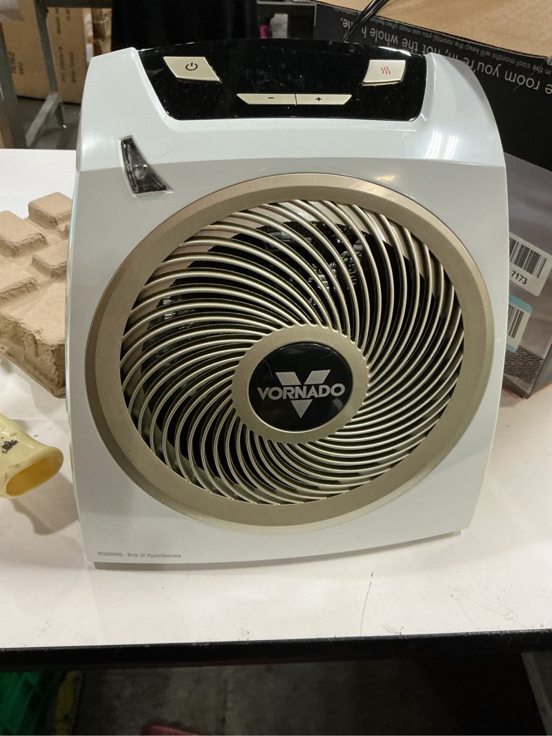 Condition photo showing Good Condition for Vornado AVH10 (2025) Space Heater for Home, Fan Only Option, Digital Display with Adjustable Thermostat, Advanced Safety Features, Auto Climate Control, Whole Room Electric Heater for Indoors, White AVH10 (2025 Model)