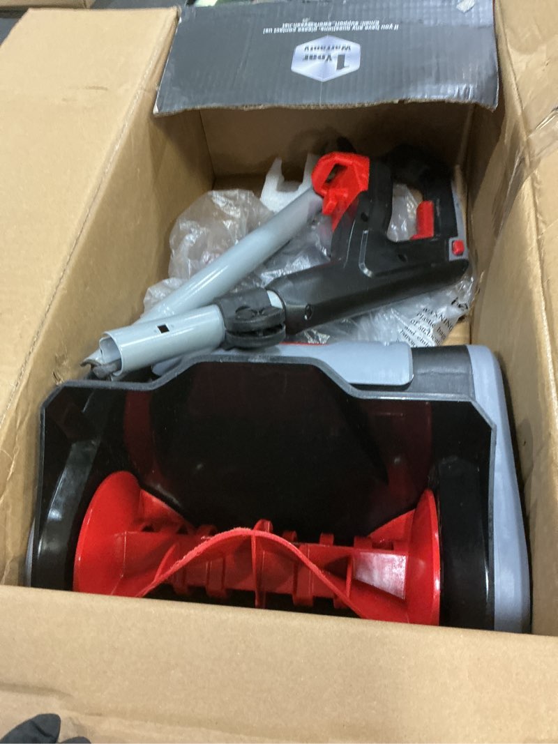 Condition photo showing Good Condition for EWORK Corded Snow Shovel 11-Inch 1200W 10A Powerful Electric Snow Shovels, 6-Inch Clearing Depth, 23-Foot Max Throw Distance, Power Snow Blower for Driveway, Steps, Sidewalk, Porch