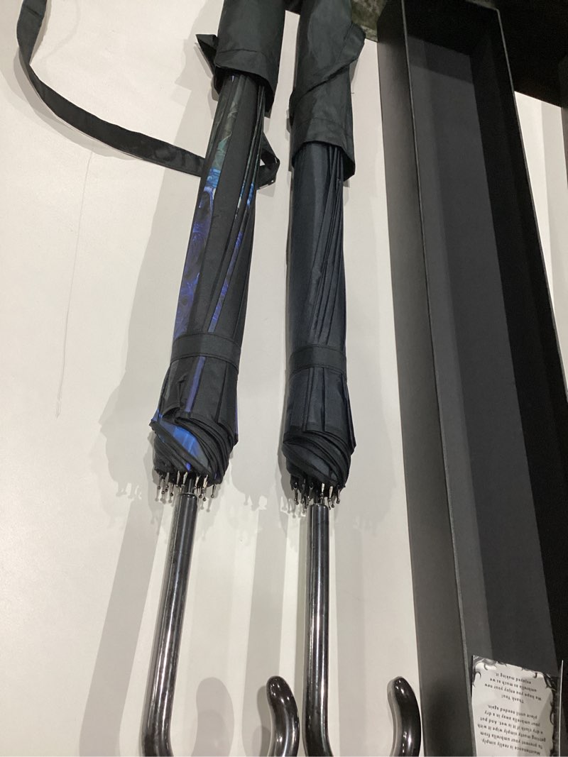 Condition photo showing New/Like New for Custom Printed Vampire Gothic Pagoda Umbrella - Artisan Collection (Time Lord Bonus Kit)