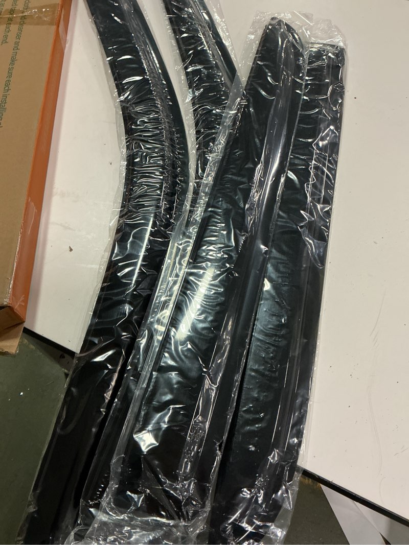 Condition photo showing Good Condition for DYRDINSHOW 94109 Window Visor Rain Guard Tape-On for 2009-2018 Ram 1500, 2019-2023 Ram 1500 (Classic Body Only), 2010-2023 Ram 2500 & 3500 Mega/Crew Cab Vent Deflectors 2009-2018 Dodge Ram 1500 Crew