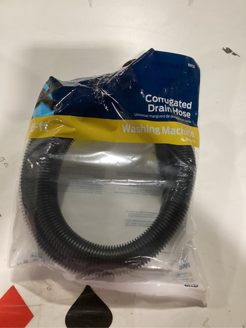 Condition photo showing As Is for EASTMAN 6-ft 1 , 1-1/8, or 1-3/8 -in OD Inlet x 1 -in Compression Outlet Polypropylene Washing