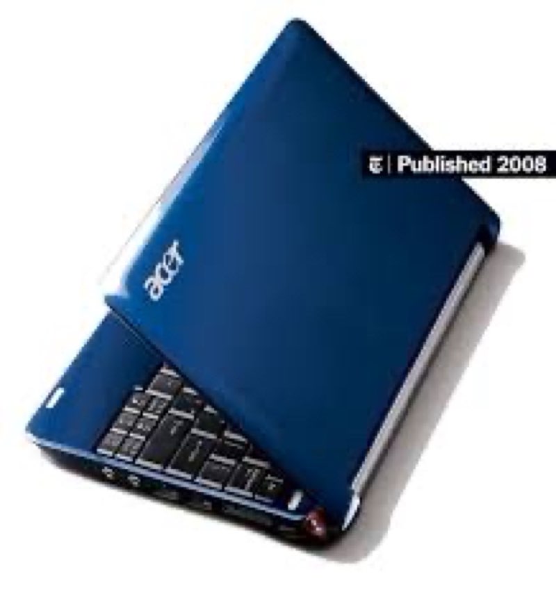 VINTAGE ACER ASPIRE ONE NETBOOK XP WORKS GREAT CLEAN