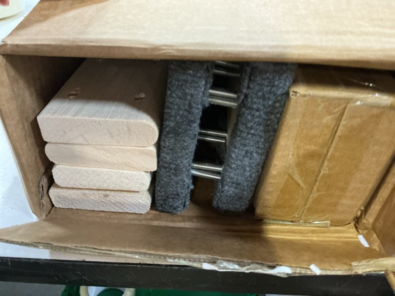 Condition photo showing New/Like New for maxworks 50857 1320 lbs. capacity 18 in. x 30 in. hardwood furniture moving dolly kd version, two pack natural 18 in x 30 in