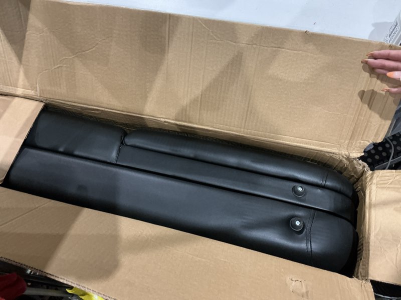 Condition photo showing As Is for cloris 84" professional massage table portable 3 folding lightweight facial salon spa tattoo bed height adjustable with carrying bag & aluminium leg hold up to 1100lbs black-3 section-aluminum leg