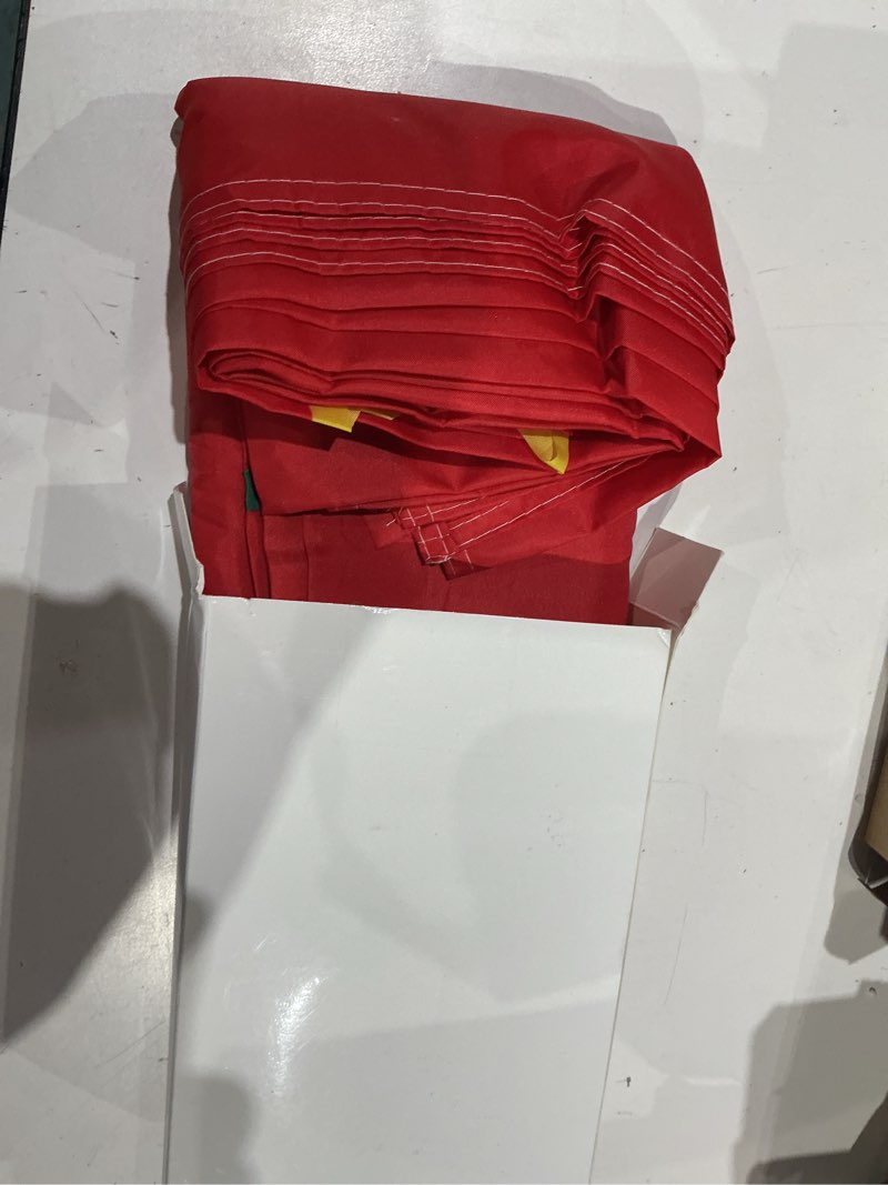 Condition photo showing Good Condition for kathfly hole tarp team building game 98 x 70 inches learning fun team building games for work with 8 pcs team building ball for teamwork group activities (red)