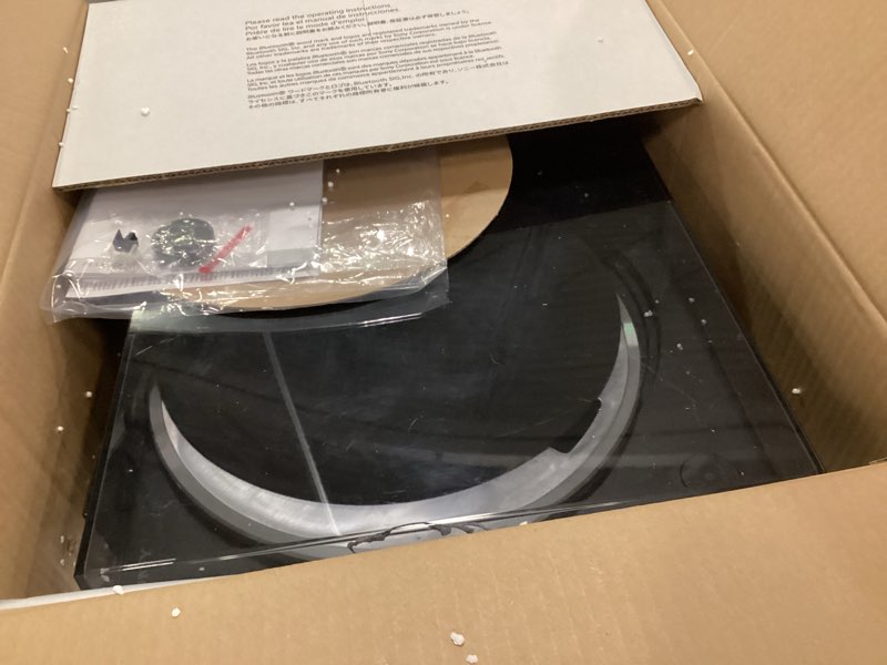 Condition photo showing As Is for Sony PS-LX310BT Wireless Turntable with Bluetooth Connectivity Bundle with Carbon Fiber Anti-Static Record Brush (2 Items)