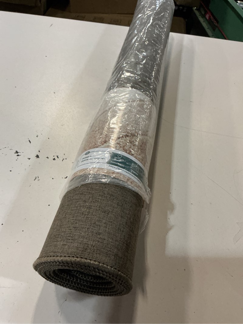 Condition photo showing Good Condition for lekeepgo ultra thin indoor door mat 24"x47", low-profile door mat indoor entrance, non slip rubber backing inside doormat washable welcome front entryway dirt trapper entry mat, brown brown 24"x47" solid