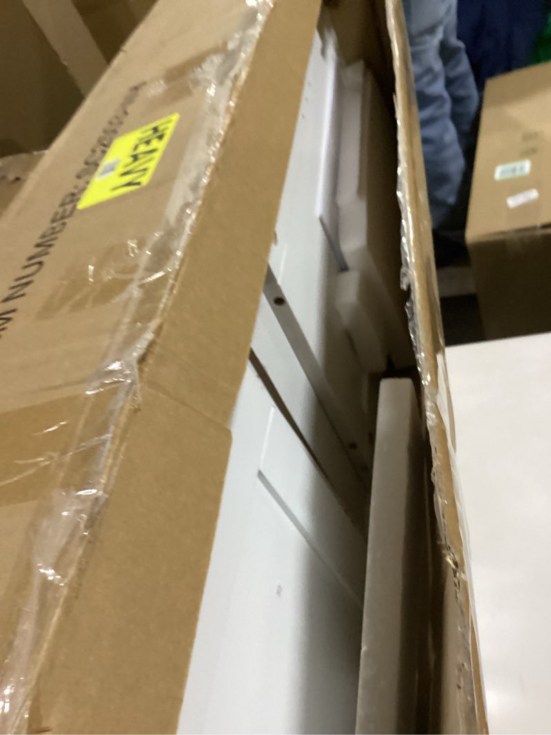 ChooChoo Tall Bathroom Storage Cabinet with 6 Doors, Freestanding Floor Cabinet with Adjustable Shel