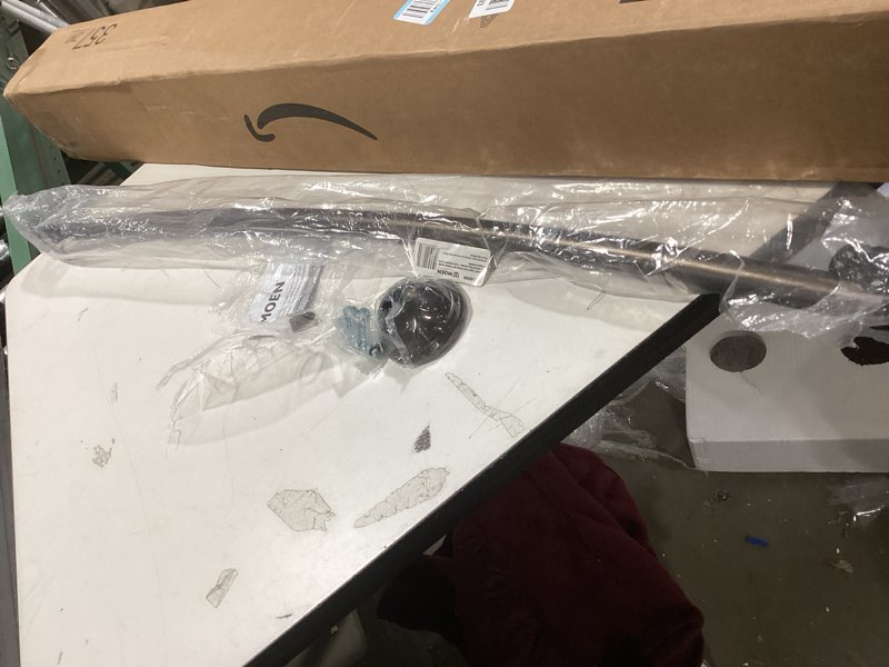 Condition photo showing As Is for Moen CSR2160OWB 54 to 72-Inch Adjustable Length Fixed Mount Single Curved Shower Rod, Old World Bronze Old World Bronze Rod