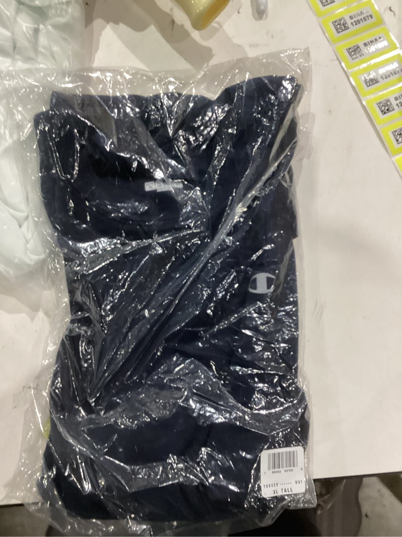 Condition photo showing New/Like New for Champion Men's T-shirt, Sport Tee, Moisture Wicking, Anti Odor, Athletic T-shirt for Men (Reg. Or Big & Tall) Big & Tall X-Large Tall Navy