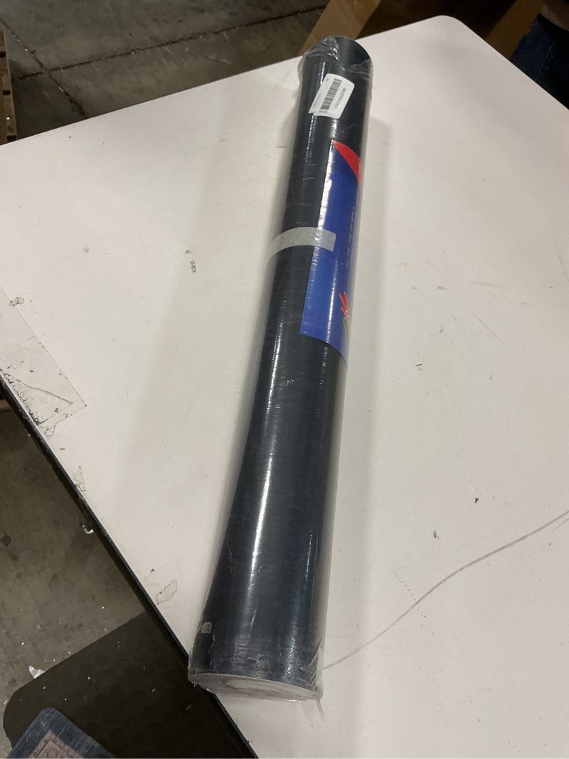 Condition photo showing New/Like New for FunStick 24"x394" Dark Blue Wood Peel and Stick Wallpaper for Kitchen Cabinets Wood Grain Contact Paper Peel and Stick Countertop Contact Paper Waterproof Vinyl Wrap Wood Wall Paper for Cabinets Table 24" x 394" Navy Blue