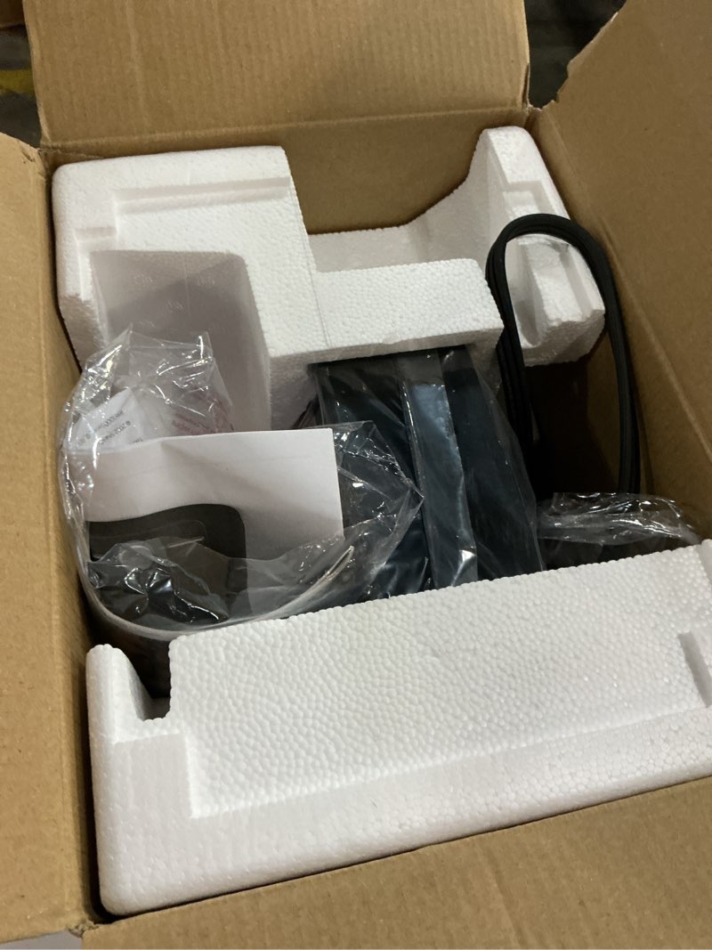 Condition photo showing Good Condition for ninja bw1001 neverstick pro belgian waffle maker, vertical design, 5 shade settings, with precision-pour cup & chef-curated recipe guide, black & silver