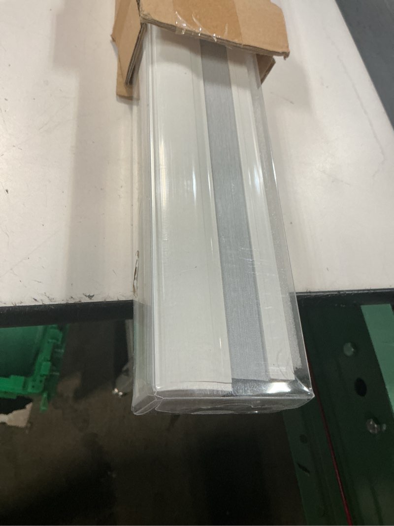 Condition photo showing Good Condition for changshade cordless cellular shades, light filtering honeycomb shades for windows, pull down pleated blinds, easy to install for indoor windows and french doors,24.5" w x 50" h, white blackout white 24.5"w x 50"h