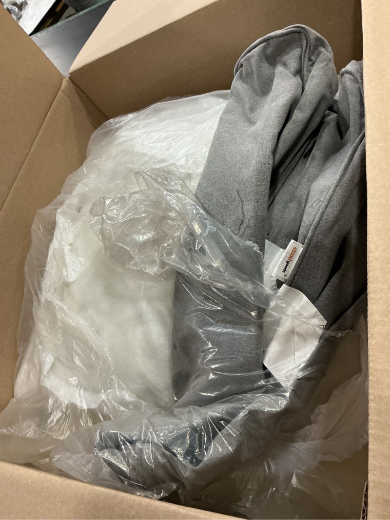 Condition photo showing Good Condition for goodgoods 22x24 inch outdoor/indoor deep seat patio cushions set of 2 resilient foam filling water-proof stain-resistant uv resistant weather resistant deep seat bottom light gray light gray 22''x24''x5.1'' 2 sets