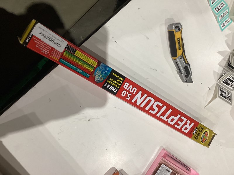 Condition photo showing As Is for Zoo Med REPTISUN T5 HO 5.0 UVB LAMP 24W, 2pk