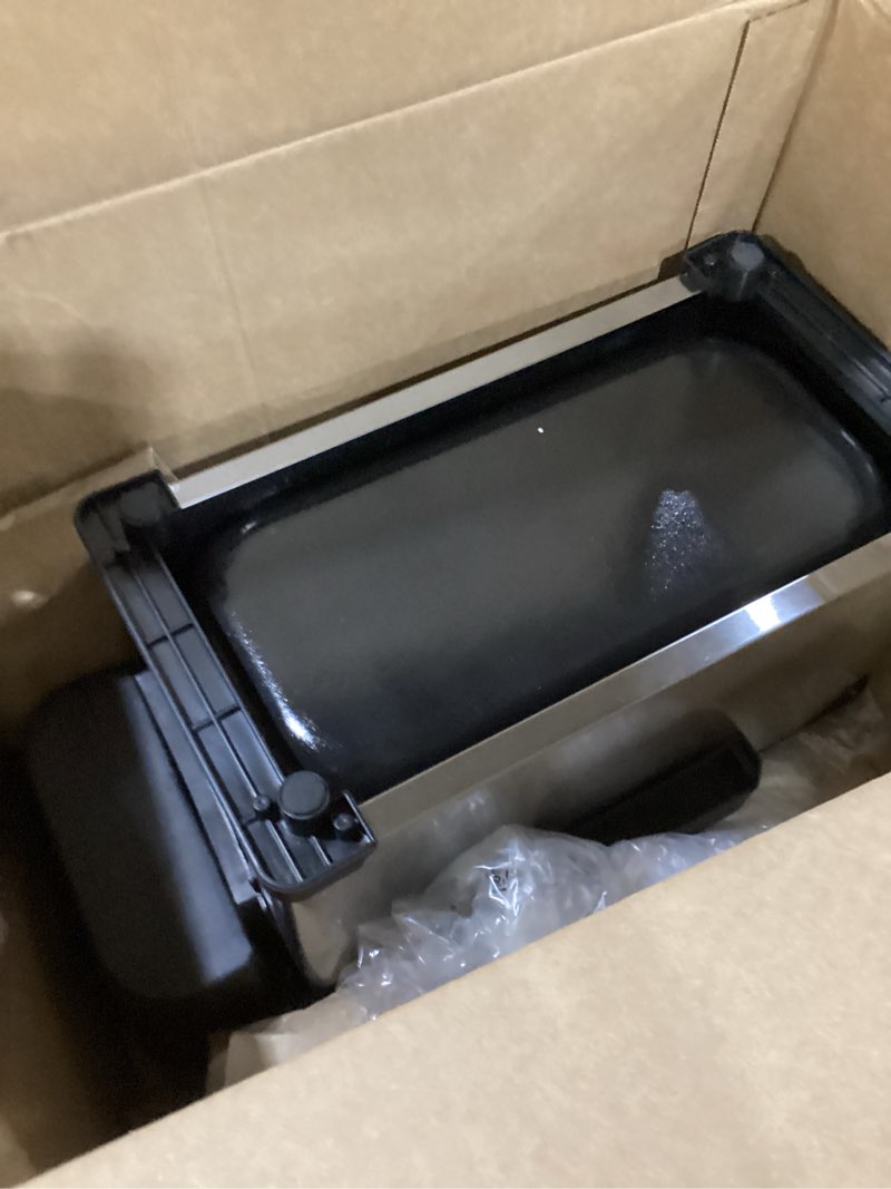 Condition photo showing As Is for Elite Gourmet EDF-3500# Electric Immersion Deep Fryer. Removable Basket, Timer Control Adjustable Temperature, Lid with Viewing Window and Odor Free Filter 3.5 Quart / 14 Cup