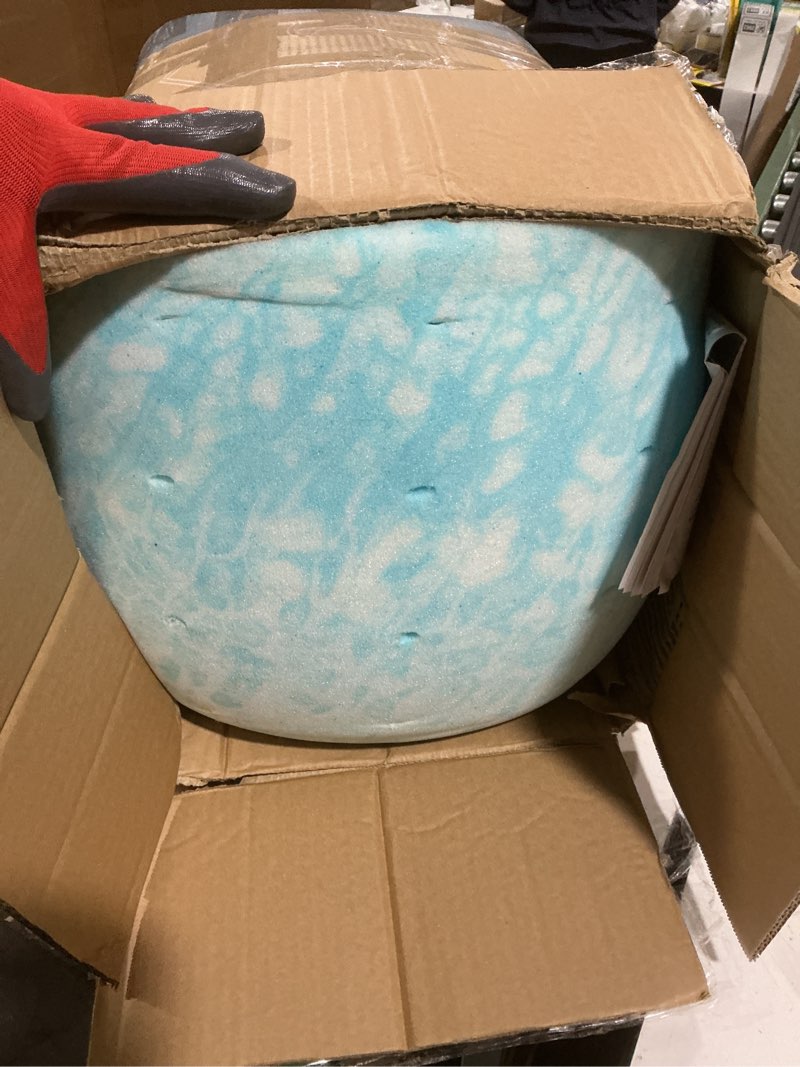 Condition photo showing Good Condition for dumos mattress toppers memory foam king size, 3 inch thick bed topper pad cooling gel infused soft comfy padding breathable for sleeper sofa couch rv camper, certipur-us certified, blue
