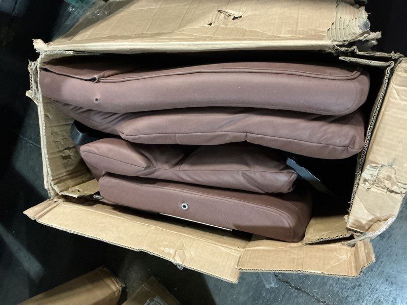 Condition photo showing Good Condition for Dowinx Big and Tall Office Chair with Pocket Spring Cushion,High Back Computer Gaming Chairs with Adjustable Armrests,Executive Desk Chairs with Lumbar Support and Footrest,PU Leather-Brown Brown PU Leather