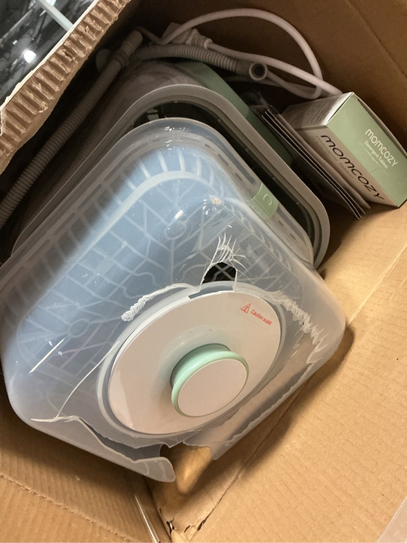 Condition photo showing As Is for Momcozy KleanPal Pro Baby Bottle Washer, Sterilizer & Dryer - All-in-One Cleaning Machine for Bottles, Pump Parts & Baby Essentials - Time-Saving & Effortless Care