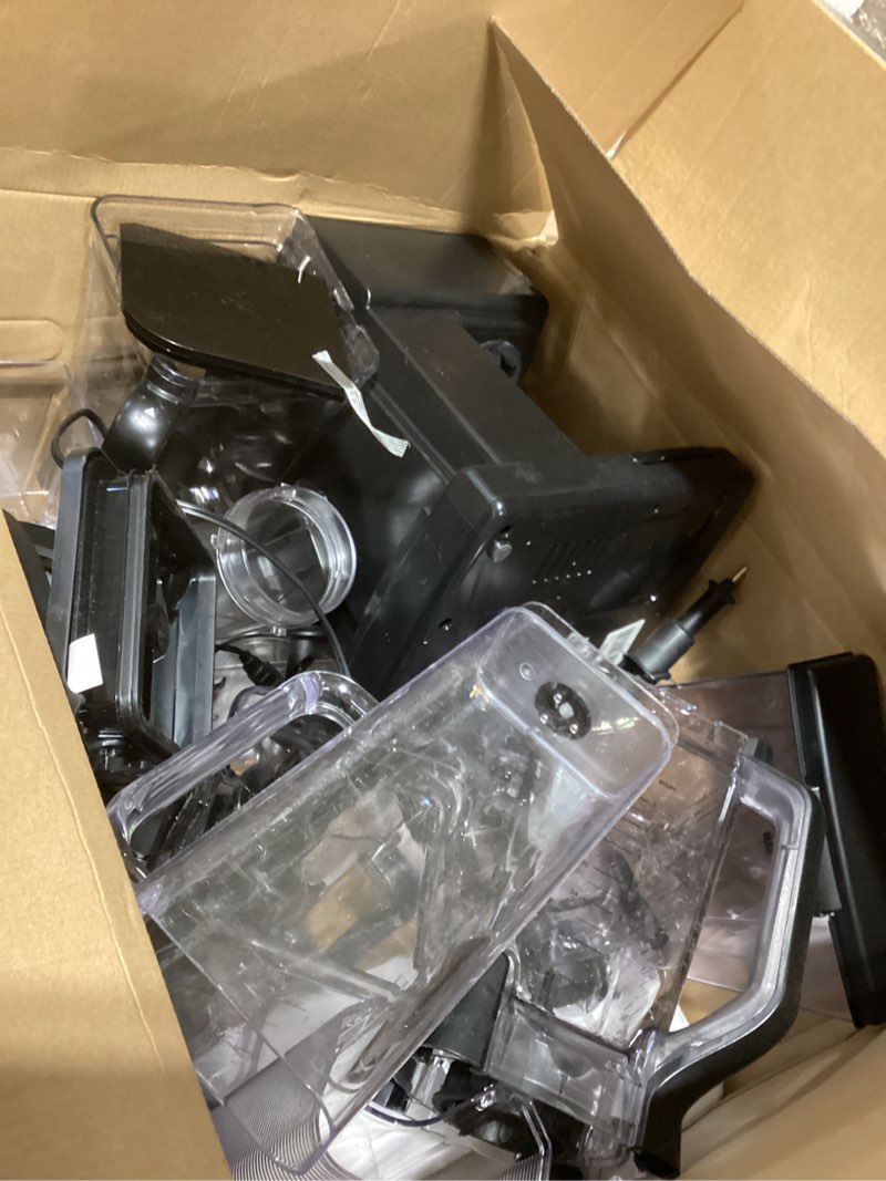 Condition photo showing As Is for Not tested Mr. Coffee Espresso and Cappuccino Machine Stainless Steel Programmable Coffee Maker with Automatic Milk Frother 15-Bar Pump Ideal for Home Baristas